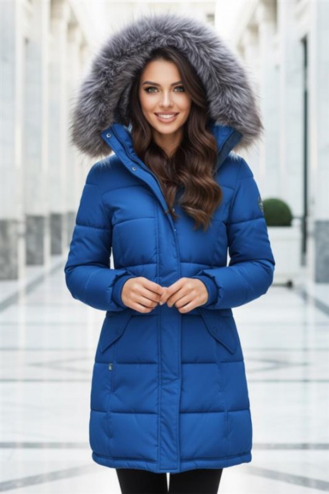 Kurtka ZIMBRADA BLUE, Kolor : chabrowy, IVET.PL - Modna odzież