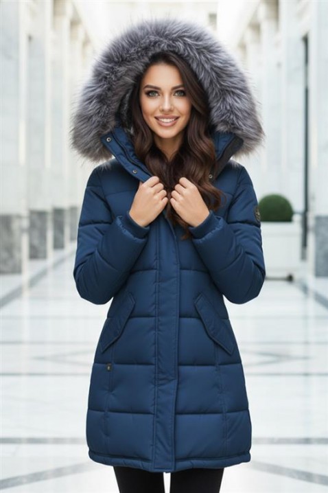 Kurtka ZIMBRADA NAVY, Kolor : granatowy, IVET.PL - Modna odzież