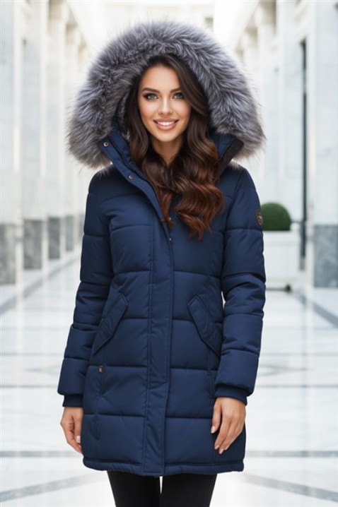 Kurtka ZIMBRADA NAVY, Kolor : granatowy, IVET.PL - Modna odzież