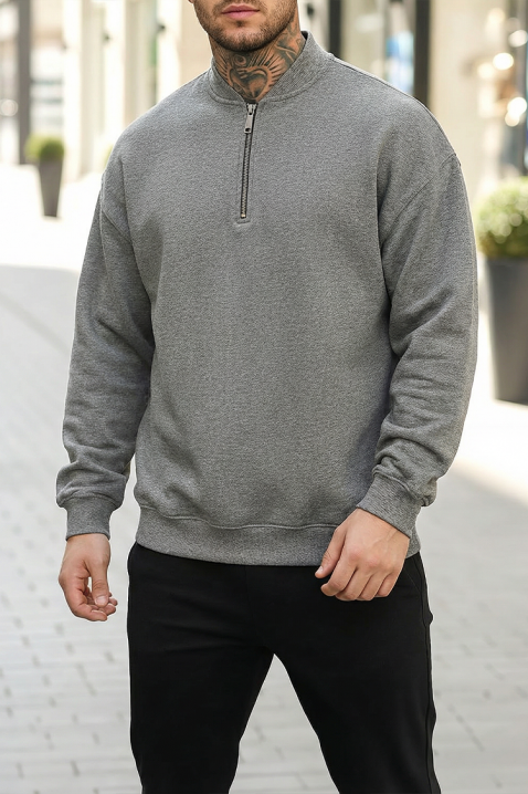 Bluzka MENEJO GREY, Kolor : szary, IVET.PL - Modna odzież