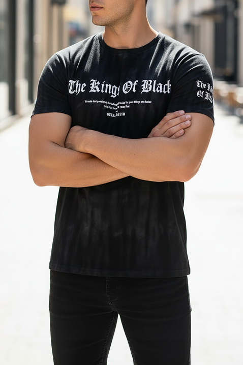 Koszulka BEMOLO BLACK, Kolor : czarny, IVET.PL - Modna odzież