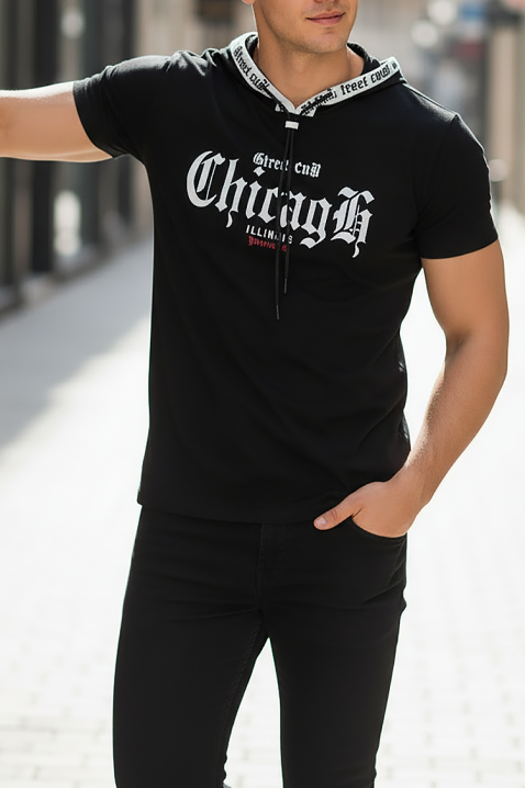 Koszulka PRILGO BLACK, Kolor : czarny, IVET.PL - Modna odzież