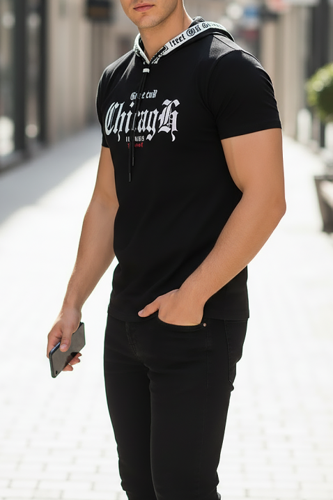 Koszulka PRILGO BLACK, Kolor : czarny, IVET.PL - Modna odzież