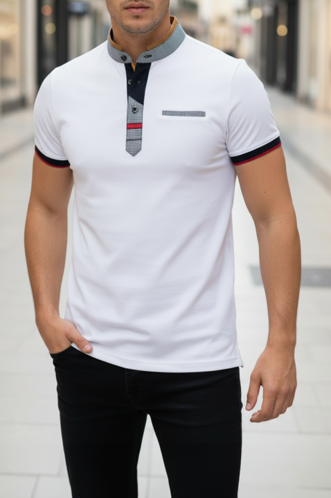 Koszulka MAGZO WHITE, Kolor : biały, IVET.PL - Modna odzież