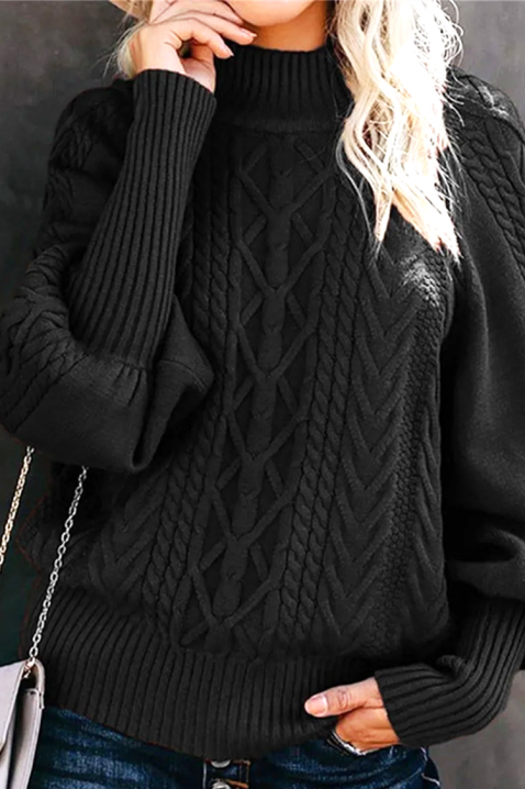 Sweter TERMOLGA BLACK, Kolor : czarny, IVET.PL - Modna odzież