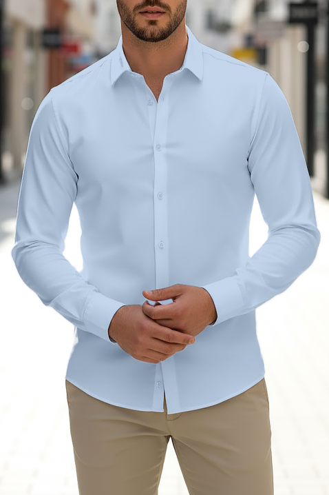 Koszula FERIZO SKY, Kolor : błękitny, IVET.PL - Modna odzież