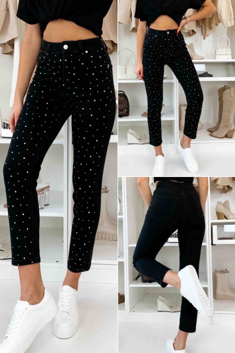 Jeansy MUSELJA, Kolor : czarny, IVET.PL - Modna odzież