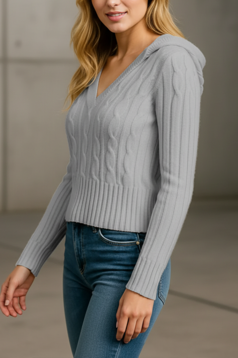 Sweter GRANDILA GREY, Kolor : szary, IVET.PL - Modna odzież