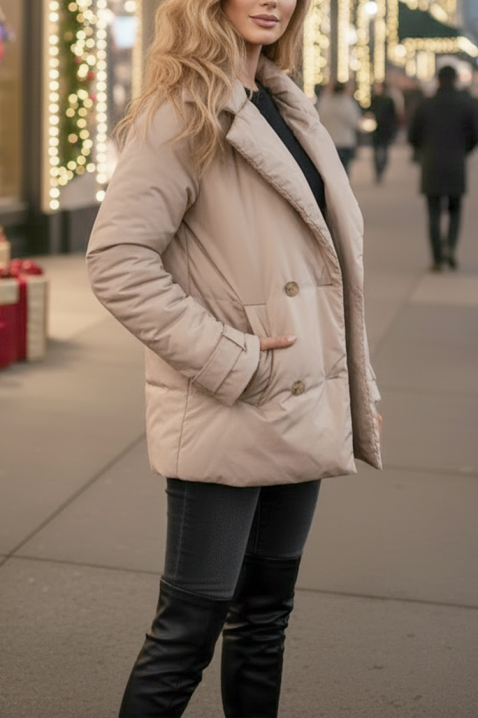 Kurtka TEKMELZA, Kolor :  beżowy, IVET.PL - Modna odzież