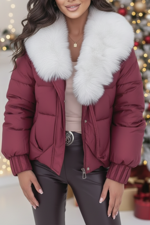 Kurtka BREZILA, Kolor : bordowy, IVET.PL - Modna odzież