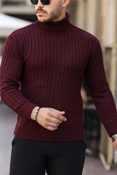 Golf RACHERO BORDO, Kolor : bordowy, IVET.PL - Modna odzież