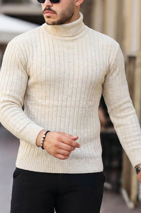 Golf RACHERO ECRU, Kolor : ecru, IVET.PL - Modna odzież