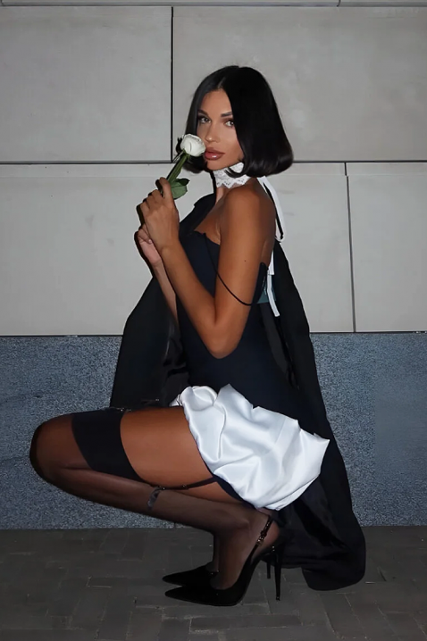 Sukienka STREVOLZA WHITE, Kolor : biały, IVET.PL - Modna odzież