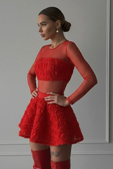 Komplet ZANRENDA RED, Kolor : czerwony, IVET.PL - Modna odzież