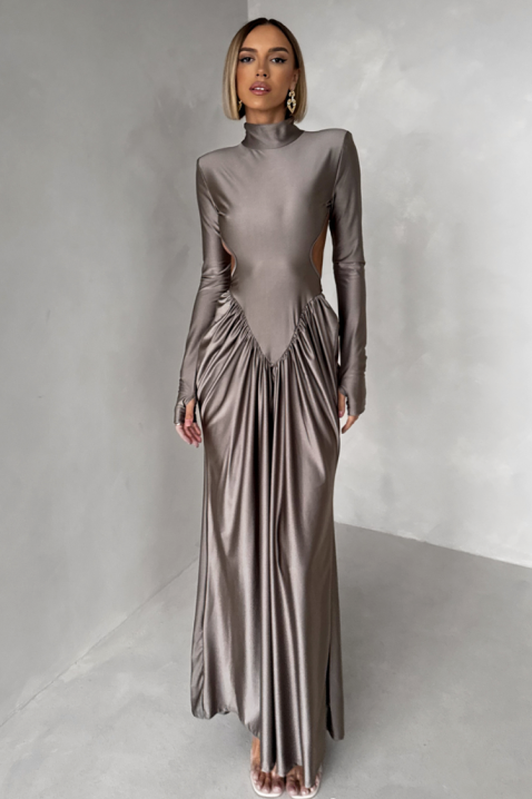 Sukienka ZABRELDA SILVER, Kolor : srebrny, IVET.PL - Modna odzież