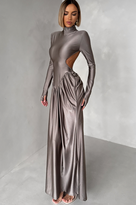 Sukienka ZABRELDA SILVER, Kolor : srebrny, IVET.PL - Modna odzież