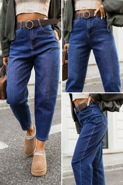 Jeansy ZALVENZA, Kolor : granatowy, IVET.PL - Modna odzież