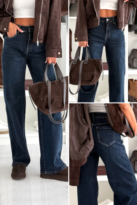 Jeansy HERVOLDA, Kolor : granatowy, IVET.PL - Modna odzież