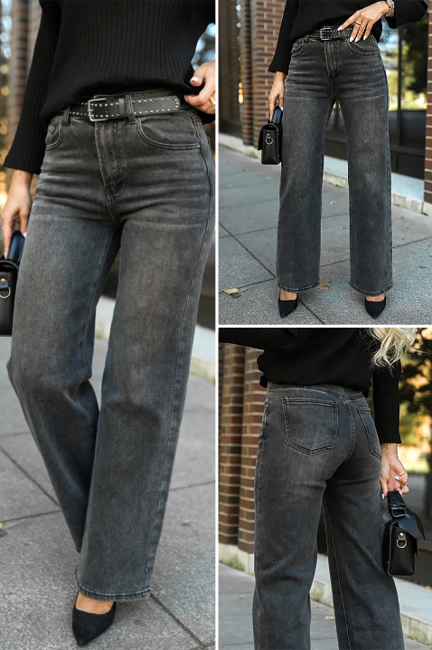 Jeansy GRELZINA, Kolor : czarny, IVET.PL - Modna odzież