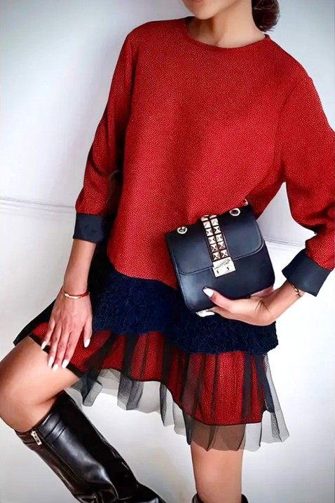 Sukienka SERFIOVA RED, Kolor : czerwony, IVET.PL - Modna odzież