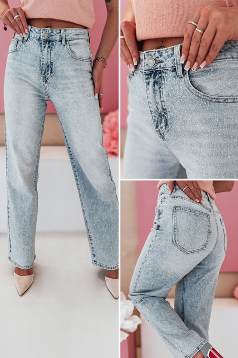 Jeansy GALOTINA, Kolor : chabrowy, IVET.PL - Modna odzież