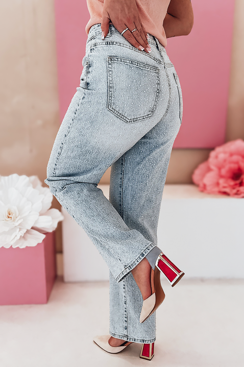 Jeansy GALOTINA, Kolor : chabrowy, IVET.PL - Modna odzież