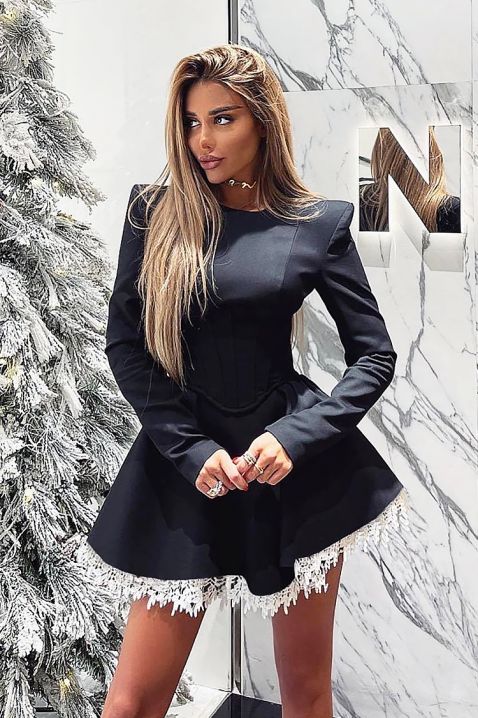 Sukienka DELKORZA, Kolor : czarny, IVET.PL - Modna odzież