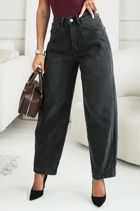 Jeansy DELVIA, Kolor : czarny, IVET.PL - Modna odzież