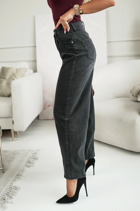 Jeansy DELVIA, Kolor : czarny, IVET.PL - Modna odzież