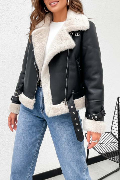 Kurtka KLEVOLDA BLACK, Kolor : czarny, IVET.PL - Modna odzież