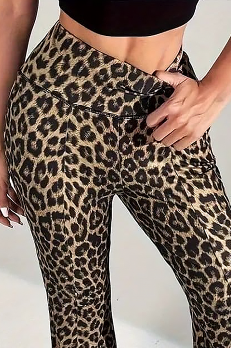 Legginsy GOVINTA, Kolor : panterka, IVET.PL - Modna odzież
