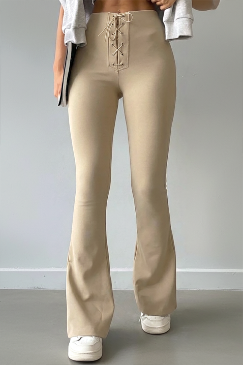 Spodnie BENDOLA BEIGE, Kolor :  beżowy, IVET.PL - Modna odzież