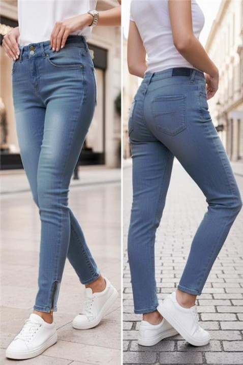 Jeansy KRIMIZA BLUE, Kolor : chabrowy, IVET.PL - Modna odzież