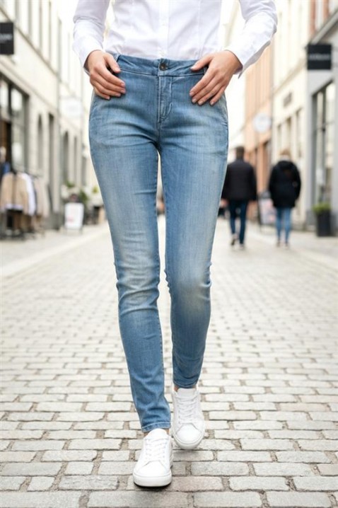 Jeansy OMLANG, Kolor : chabrowy, IVET.PL - Modna odzież