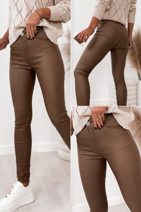 Spodnie BRAVOLZA, Kolor : brązowy, IVET.PL - Modna odzież