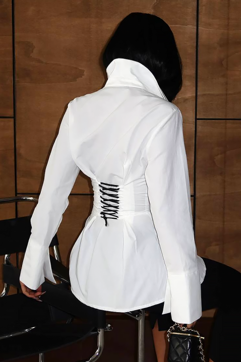 Koszula ZALORENA WHITE, Kolor : biały, IVET.PL - Modna odzież