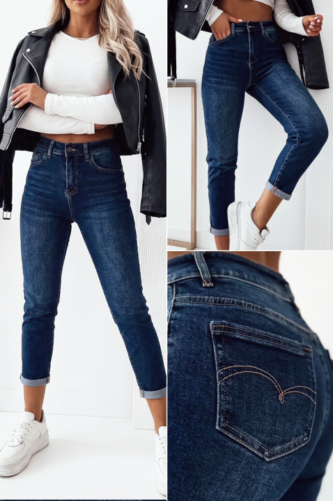 Jeansy OLIVANA, Kolor : granatowy, IVET.PL - Modna odzież