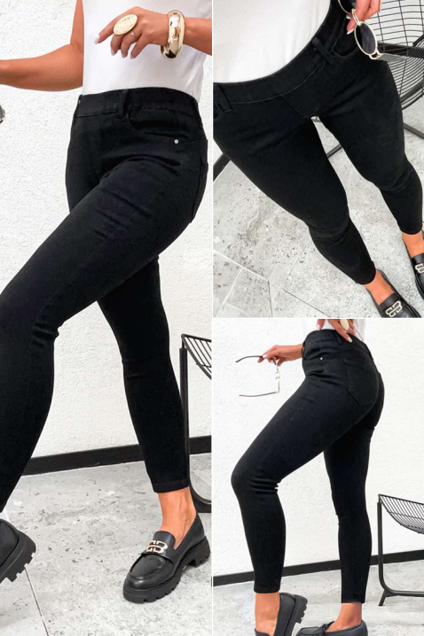 Jeansy CHERLONZA, Kolor : czarny, IVET.PL - Modna odzież