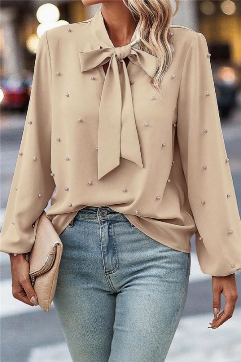 Bluzka BILDANA ECRU, Kolor : ecru, IVET.PL - Modna odzież