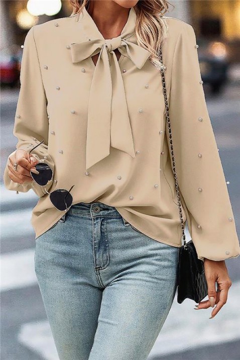 Bluzka BILDANA ECRU, Kolor : ecru, IVET.PL - Modna odzież