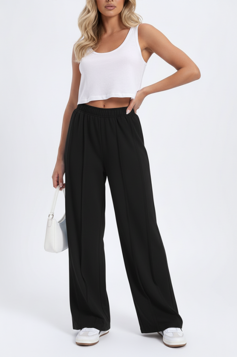 Spodnie ZAGLORDA BLACK, Kolor : czarny, IVET.PL - Modna odzież