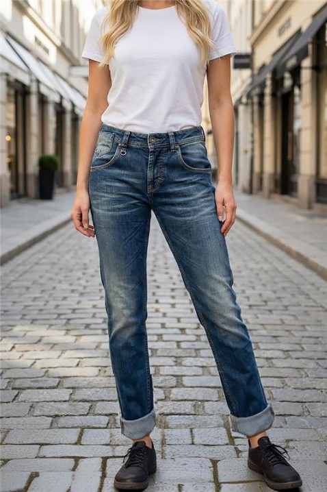 Jeansy JENSOLA, Kolor : chabrowy, IVET.PL - Modna odzież