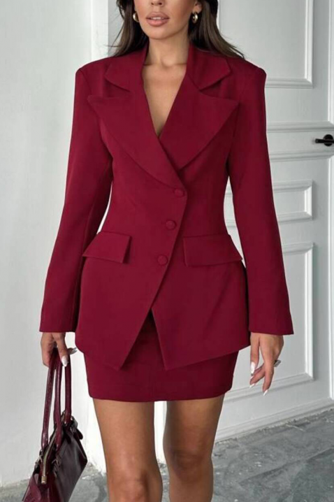 Komplet PULVORZA BORDO, Kolor : bordowy, IVET.PL - Modna odzież