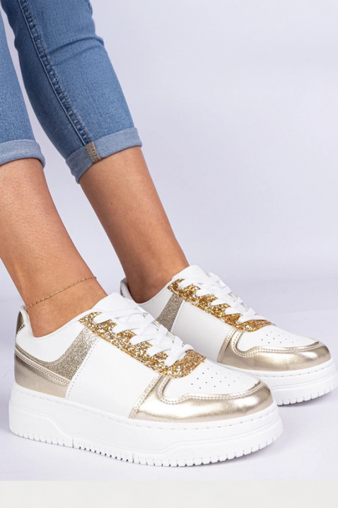 Sneakersy MIOGEVA, Kolor : biały, IVET.PL - Modna odzież