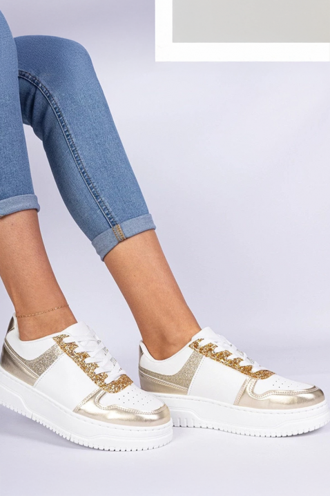 Sneakersy MIOGEVA, Kolor : biały, IVET.PL - Modna odzież