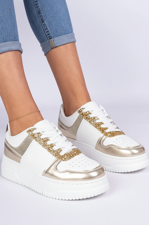 Sneakersy MIOGEVA, Kolor : biały, IVET.PL - Modna odzież