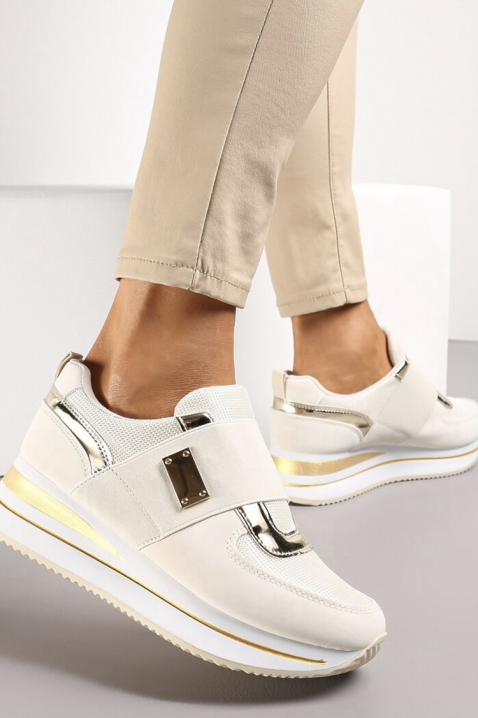 Sneakersy REMILTA, Kolor : biały, IVET.PL - Modna odzież