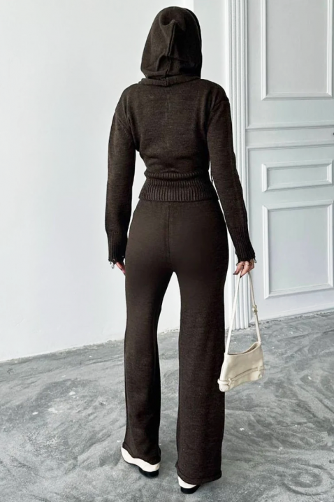 Komplet MINOLZA BROWN, Kolor : brązowy, IVET.PL - Modna odzież