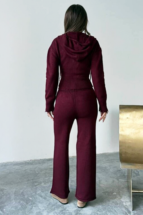 Komplet MINOLZA BORDO, Kolor : bordowy, IVET.PL - Modna odzież