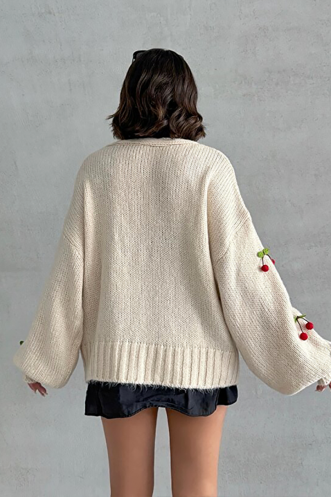 Kardigan CHERINZA, Kolor : biały, IVET.PL - Modna odzież